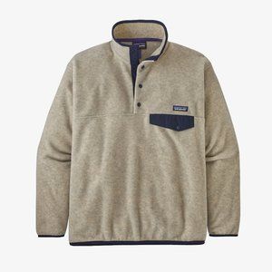 Patagonia Men's Synchilla Snap-T Fleece Pullover (Heathered Oatmeal)